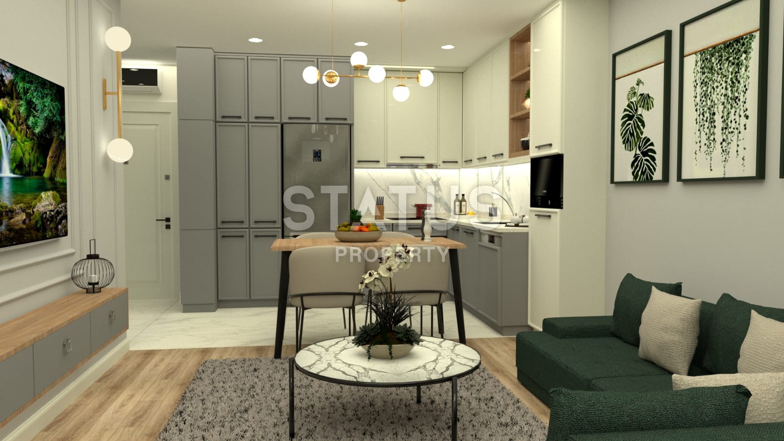 A new elite project with 1+1, 2+1, 3+1 apartments under construction in the Oba area. фото 4