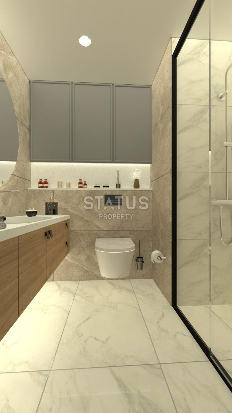 A new elite project with 1+1, 2+1, 3+1 apartments under construction in the Oba area. фото 6