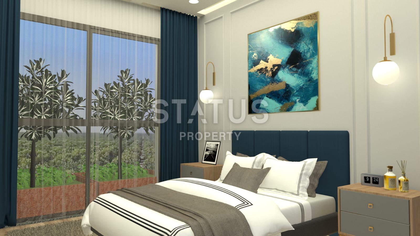 A new elite project with 1+1, 2+1, 3+1 apartments under construction in the Oba area. фото 8