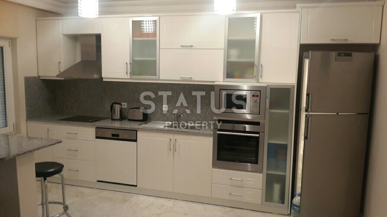 Первая линия с прямым видом на море! Квартира 2+1 с мебелью в Махмутларе 120 кв.м. фото 15