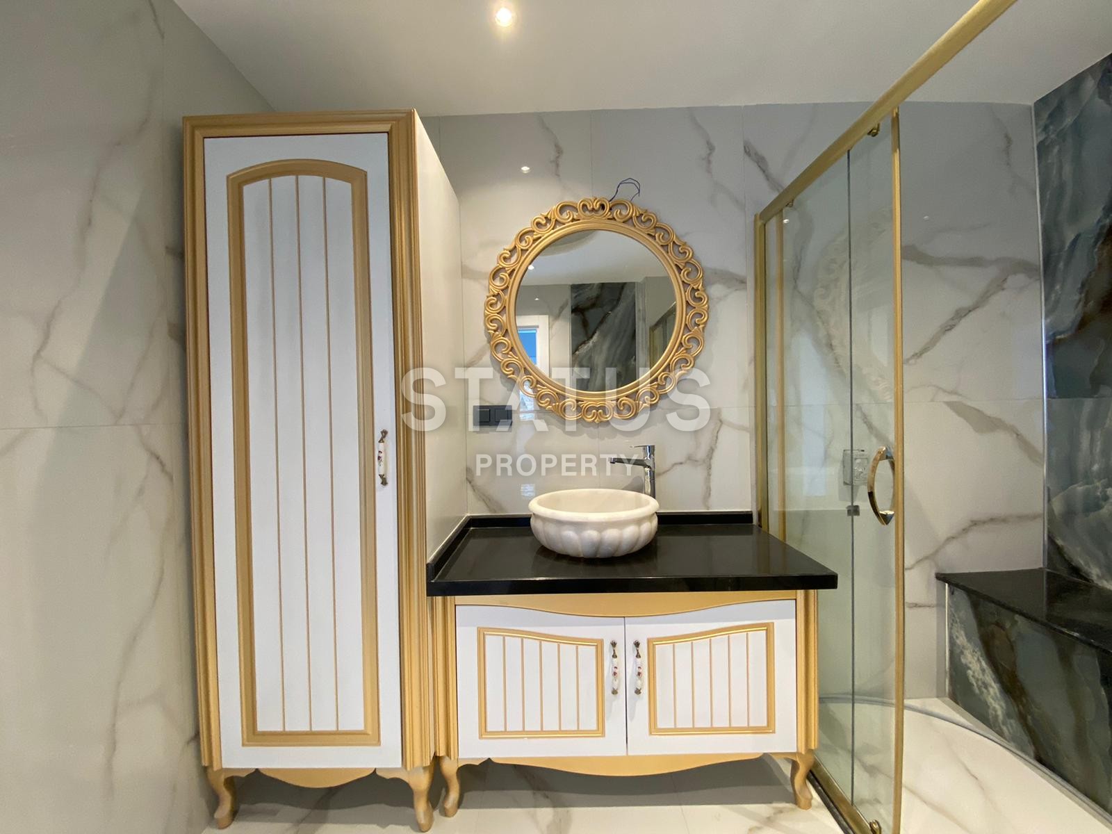 Двухэтажная вилла в центре города с видом на Аланийскую крепость в центре, 280 м2 фото 17