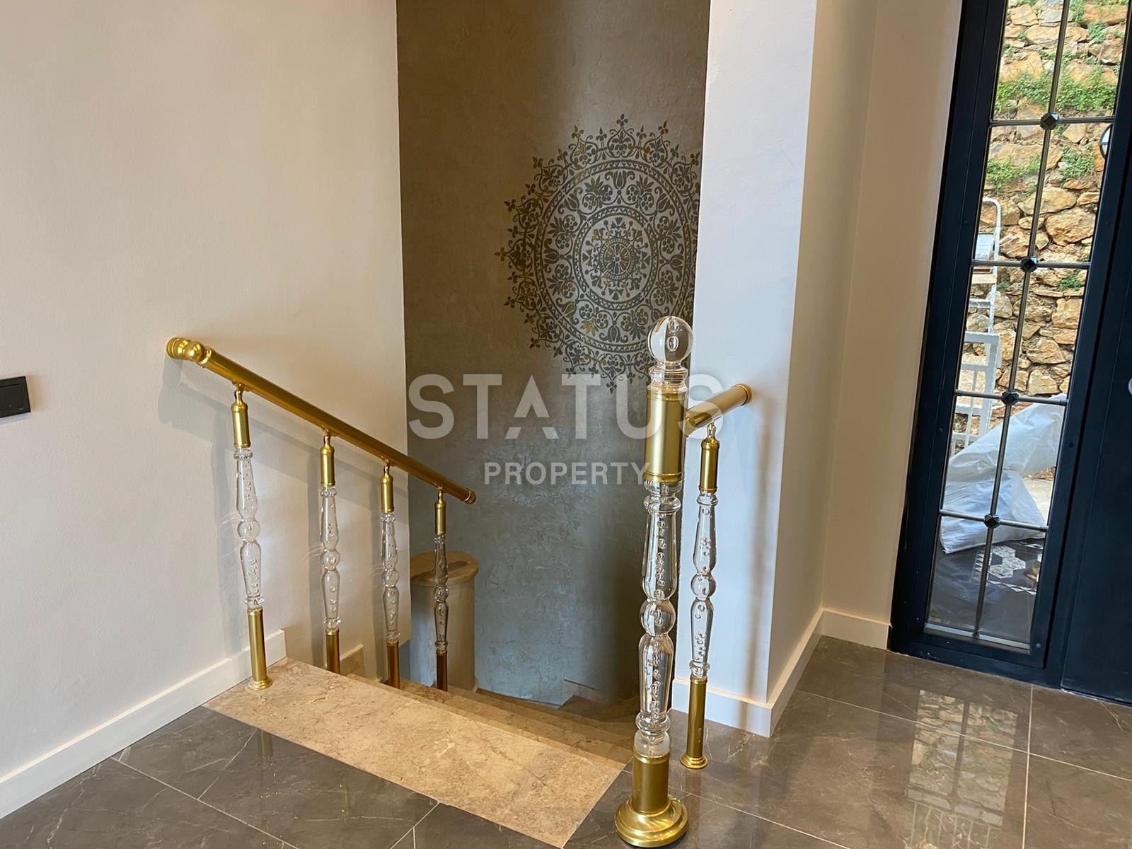 Двухэтажная вилла в центре города с видом на Аланийскую крепость в центре, 280 м2 фото 21