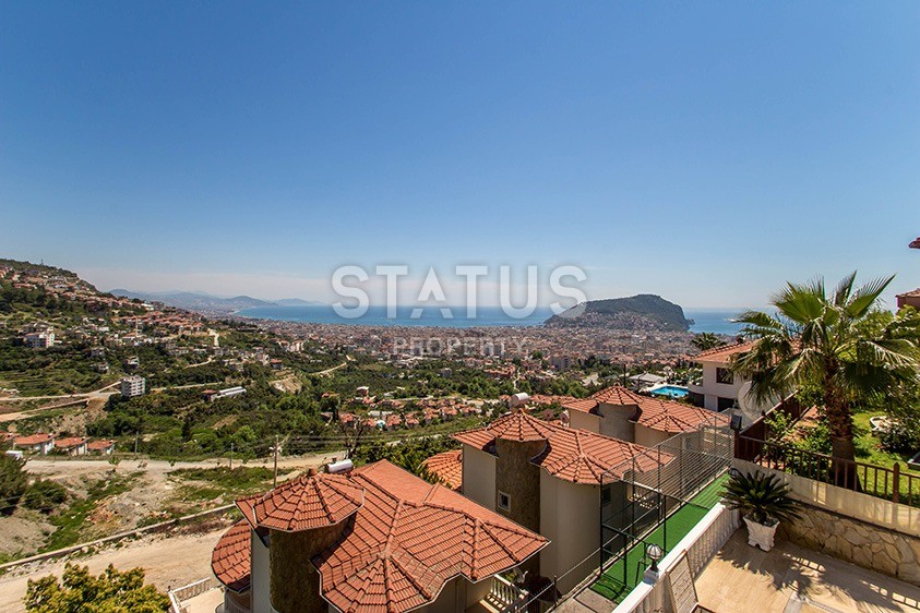 Villa 3+1 with panoramic views of the sea and the fortress. Alanya, Center. фото 5