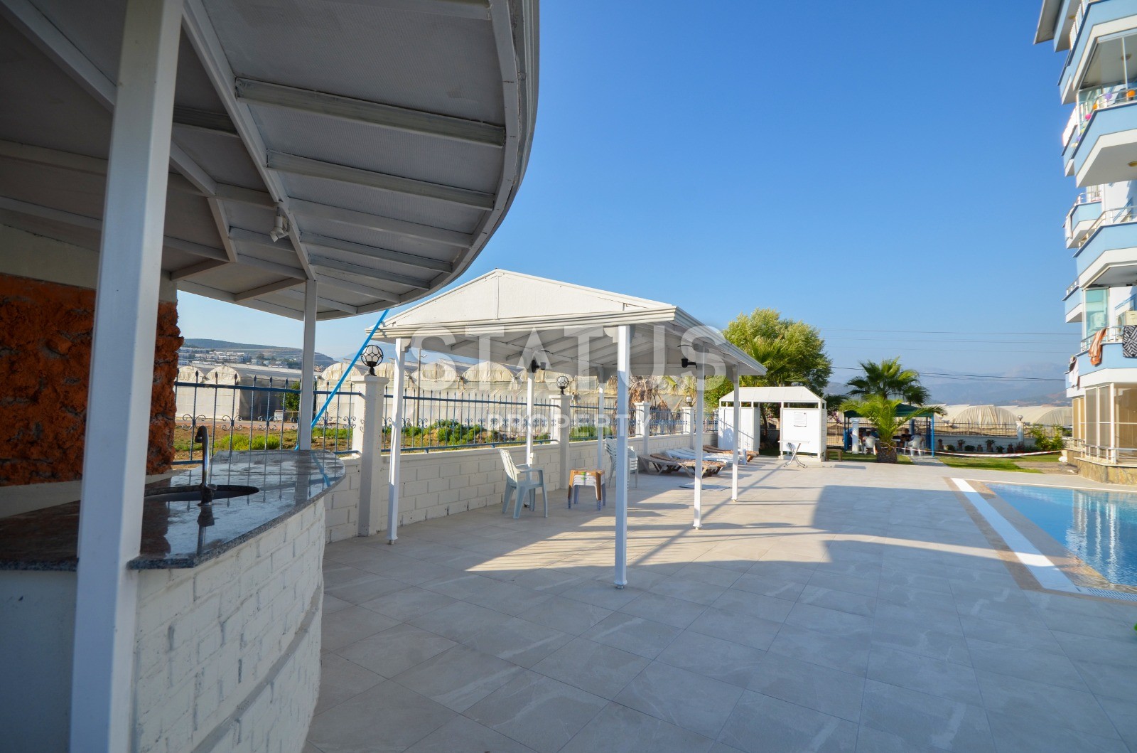 Бюджетная квартира 1+1 в комплексе, окруженном природой. Демирташ, Алания. фото 6