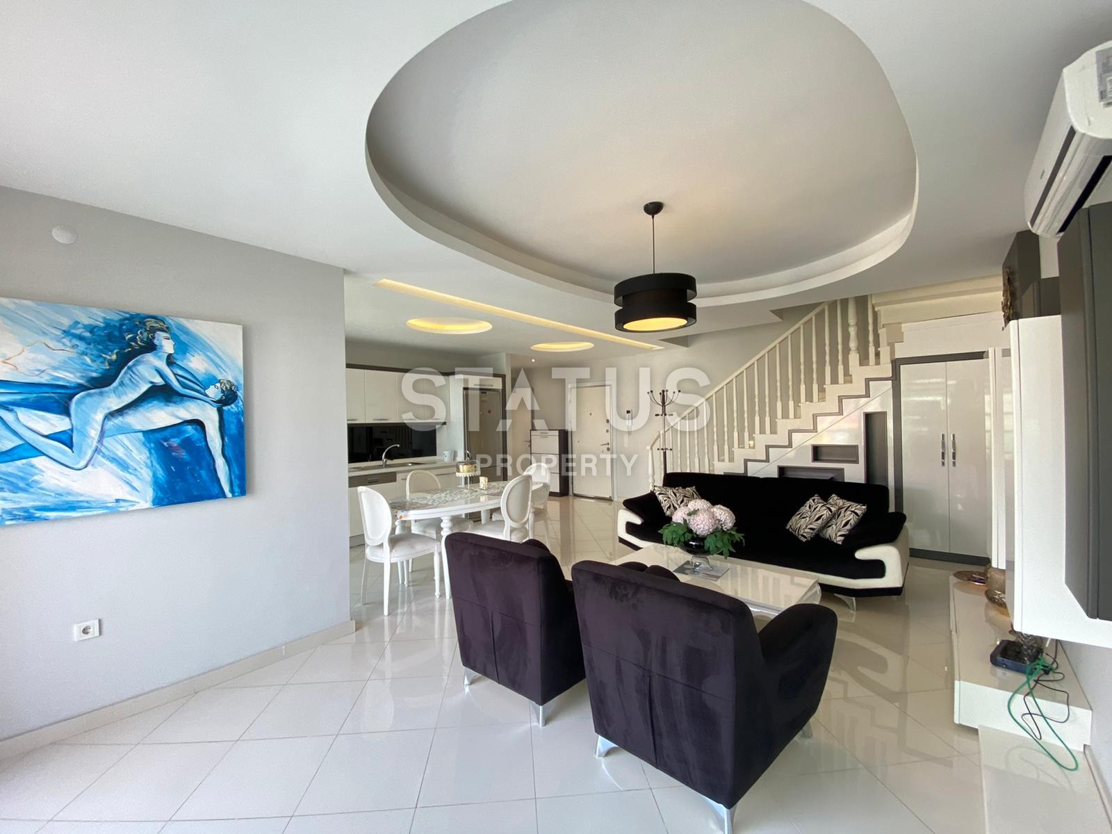 Новый меблированный дуплекс планировки 3+1, 155 м2 в районе Оба, Аланья фото 5