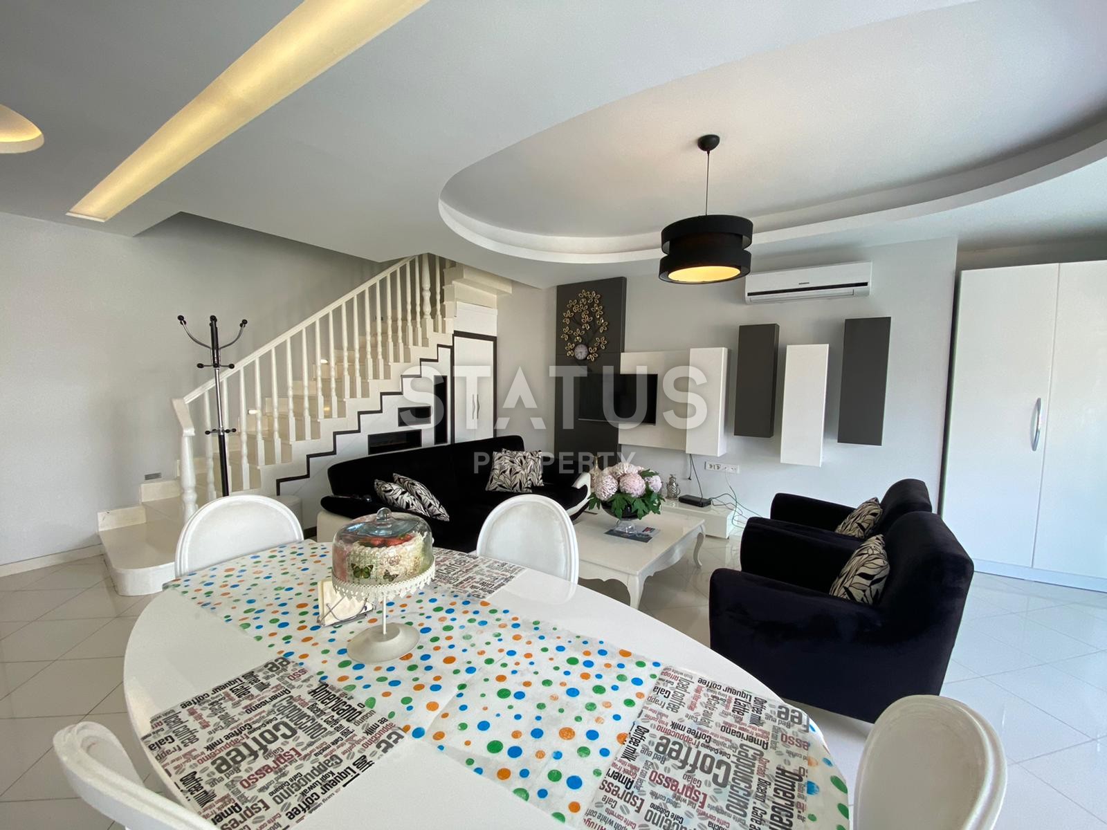 Новый меблированный дуплекс планировки 3+1, 155 м2 в районе Оба, Аланья фото 7