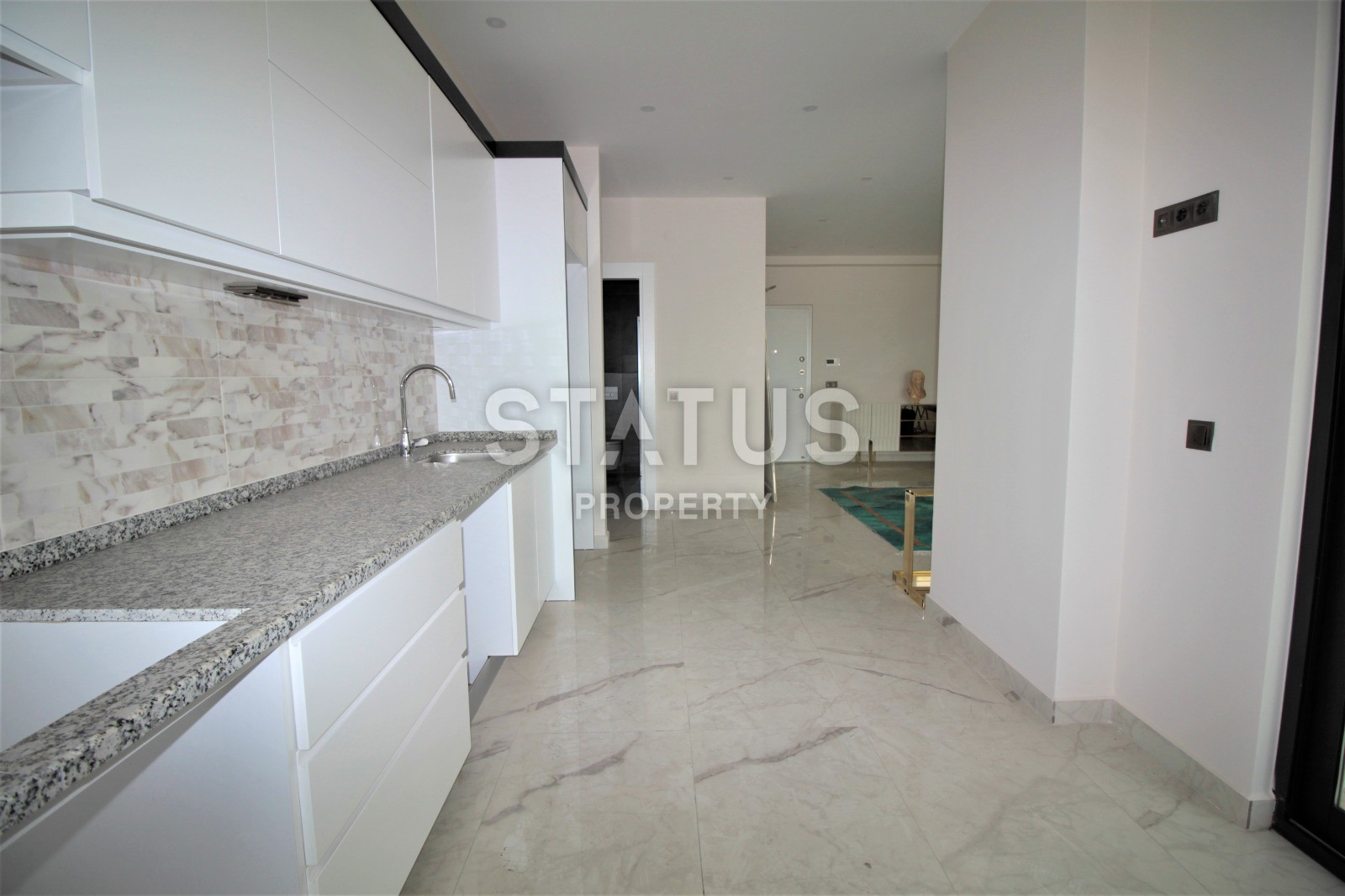 Просторная трехкомнатная квартира в новом доме в центре Алании 110 кв.м. фото 10