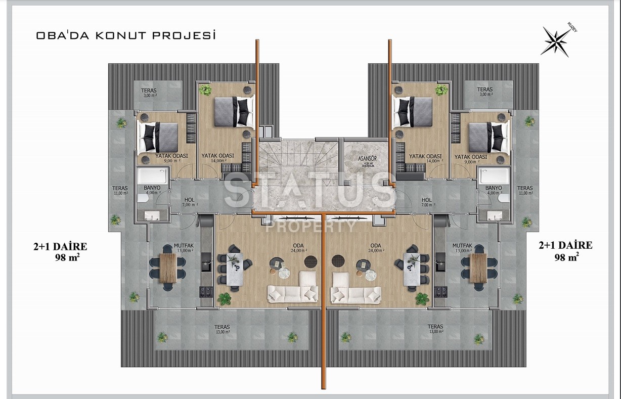 Last apartment 1+1 at a great price, 36 sq.m. фото 11