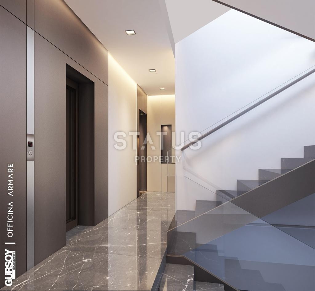 Проект на стадии котлована с апартаментами 1+1 и 3+1, в шаге от моря в элитном районе Каргыджак, 60 – 120 м2 фото 21