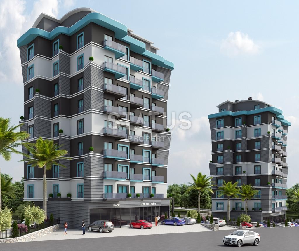 Новый проект с просторными апартаментами на стадии котлована в Авсалларе фото 3