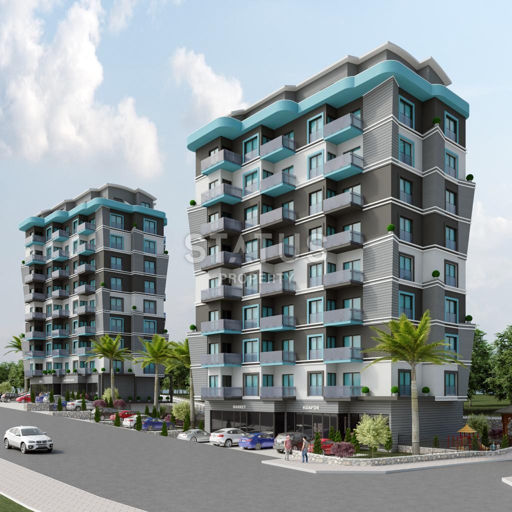 Новый проект с просторными апартаментами на стадии котлована в Авсалларе фото 4