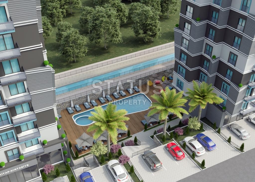 Новый проект с просторными апартаментами на стадии котлована в Авсалларе фото 5