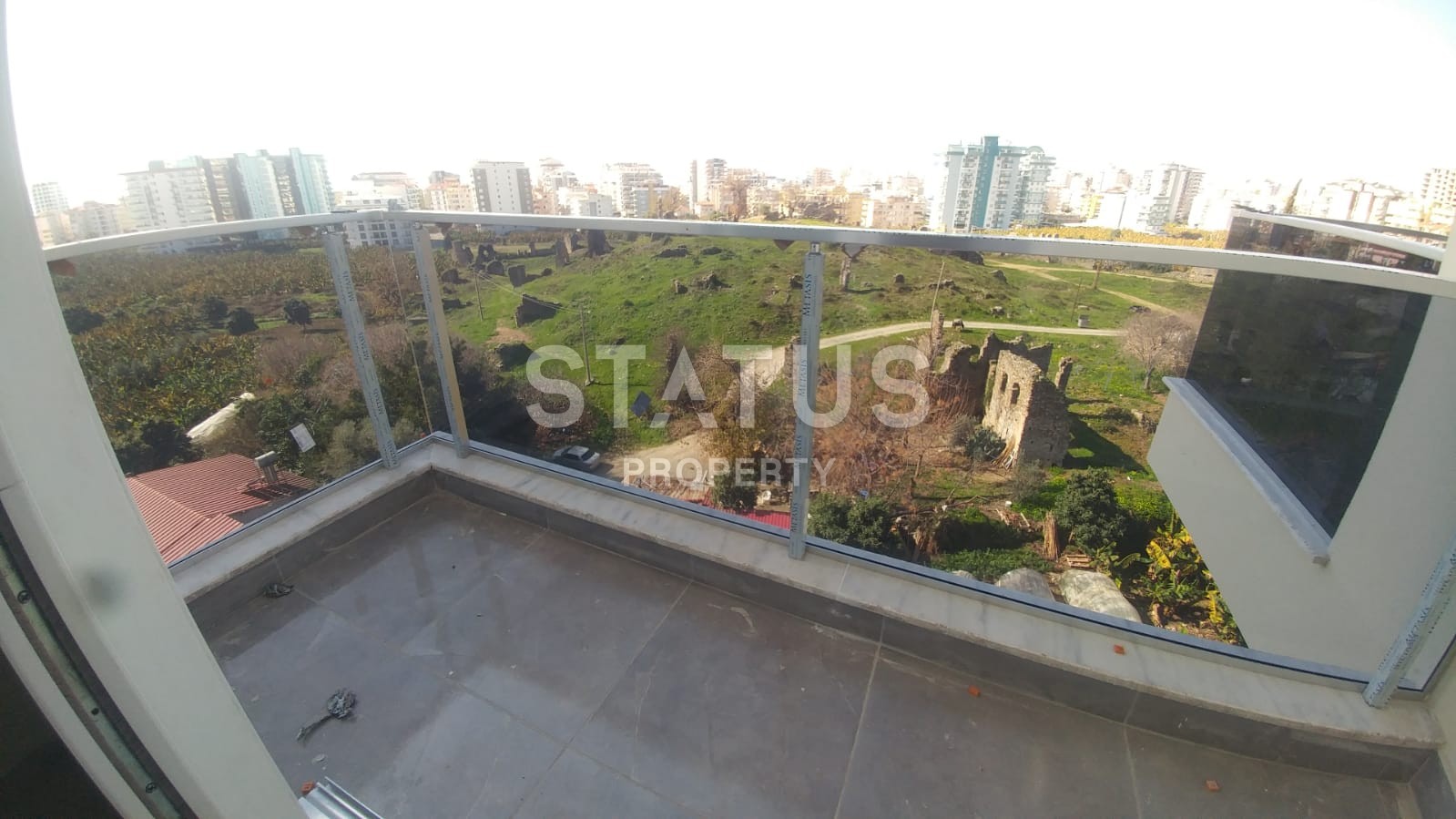 Уютная новая квартира планировки 1+1 с видом древний город Наула, район Махмутлар, Аланья фото 8