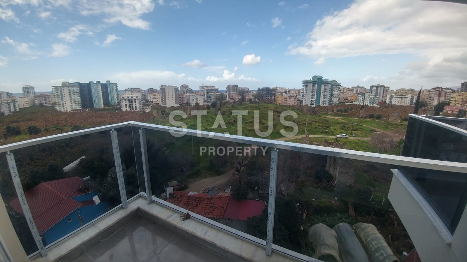 Уютная новая квартира планировки 1+1 с видом древний город Наула, район Махмутлар, Аланья фото 17