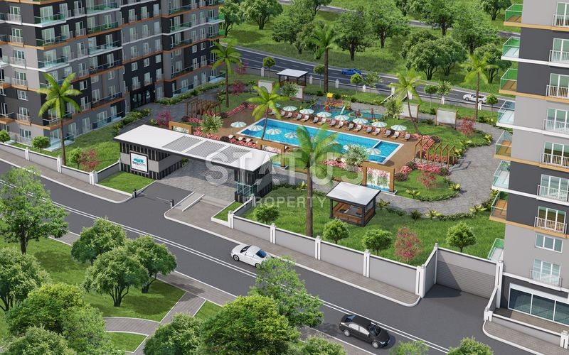 Прекрасный проект Sea Palm в Стамбуле район Буюкчекмедже/Кумбургаз фото 9