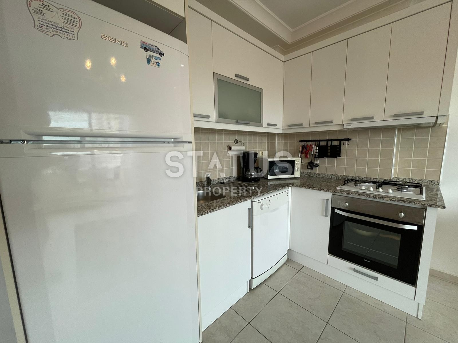 Меблированная квартира планировки 1+1, 55 м2 в районе Джикджилли, Аланья фото 7