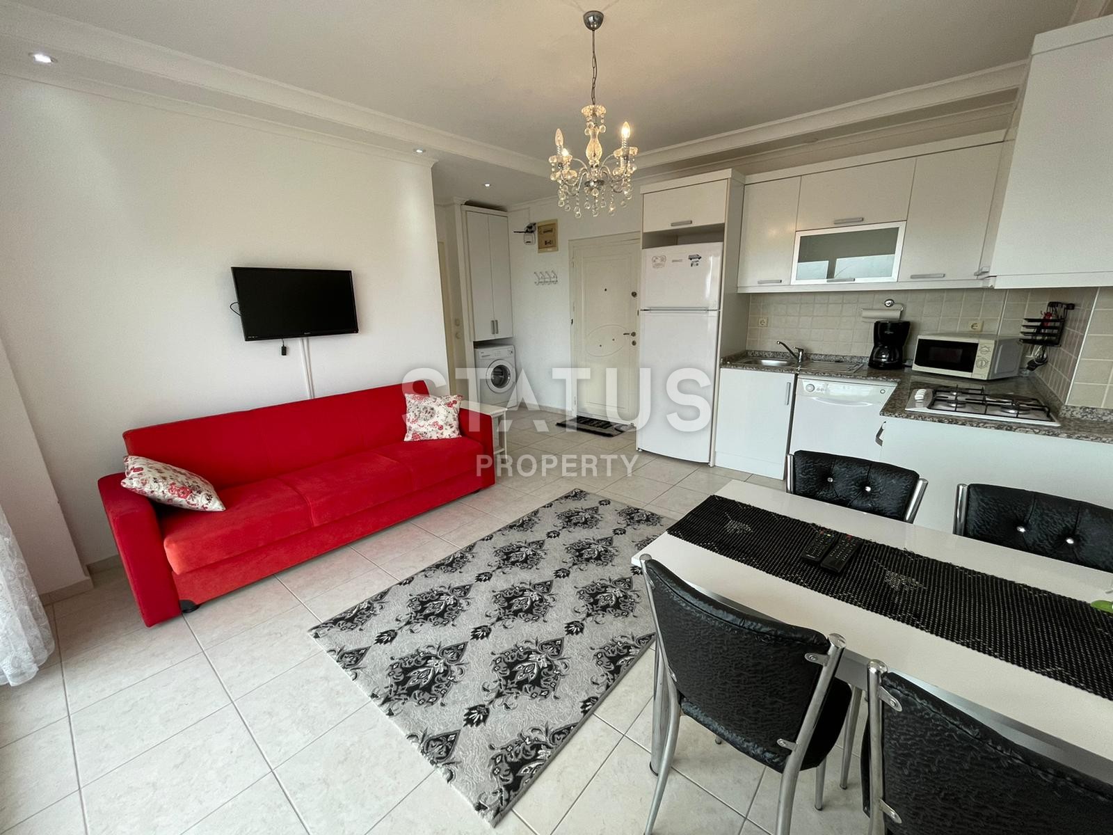 Меблированная квартира планировки 1+1, 55 м2 в районе Джикджилли, Аланья фото 8