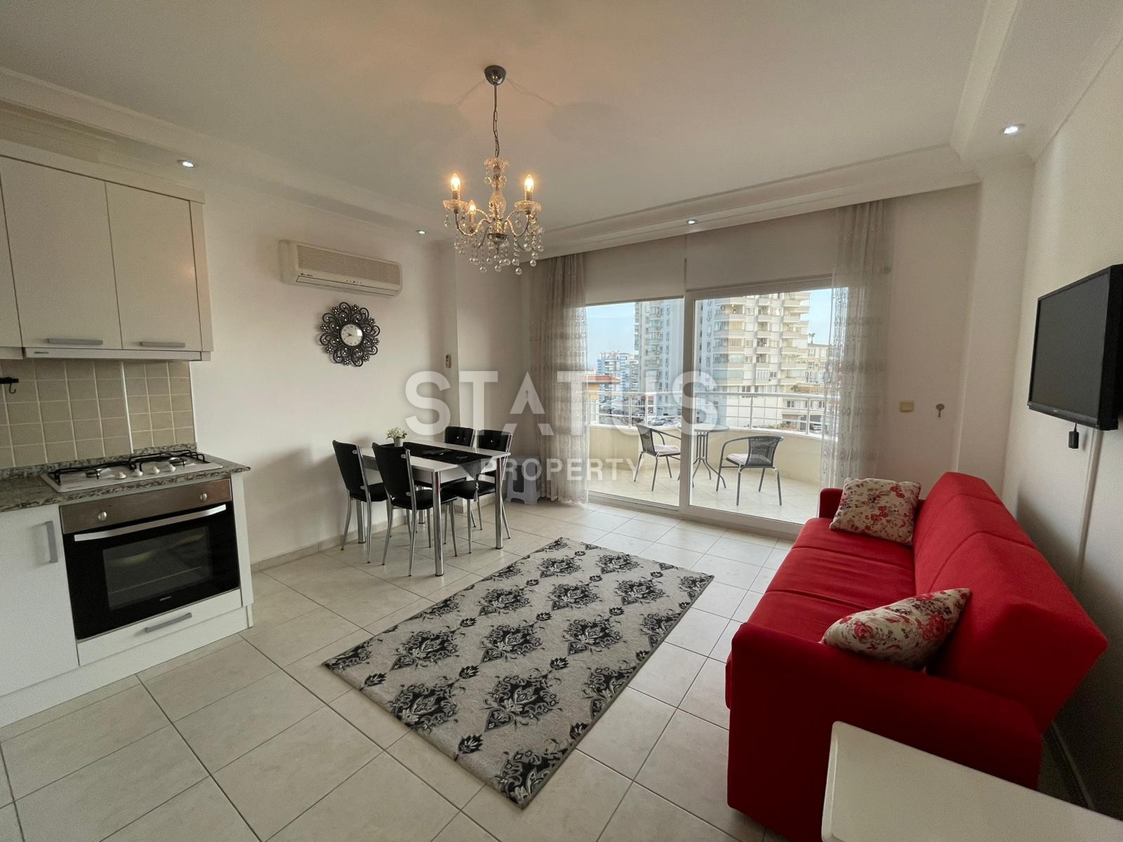 Меблированная квартира планировки 1+1, 55 м2 в районе Джикджилли, Аланья фото 11