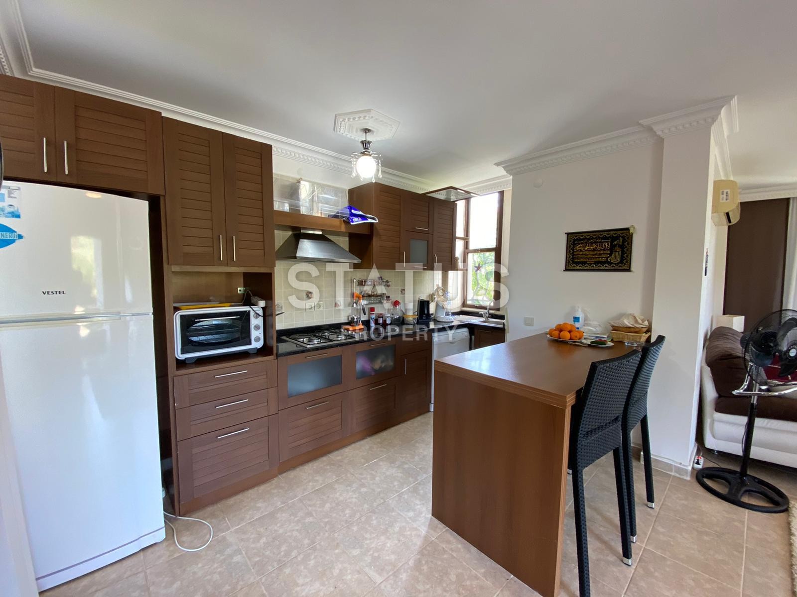 Вилла 3+1 с мебелью в районе Тюрклер, 135 м2 фото 8