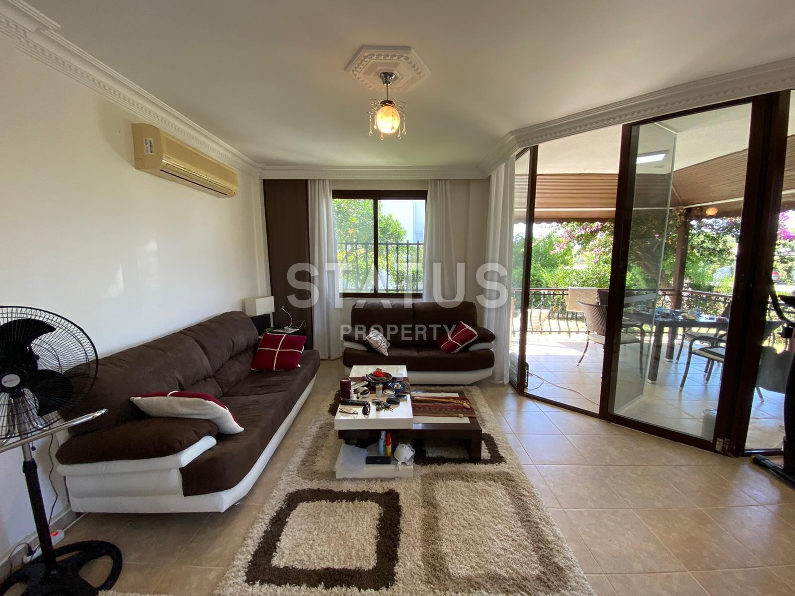 Вилла 3+1 с мебелью в районе Тюрклер, 135 м2 фото 9