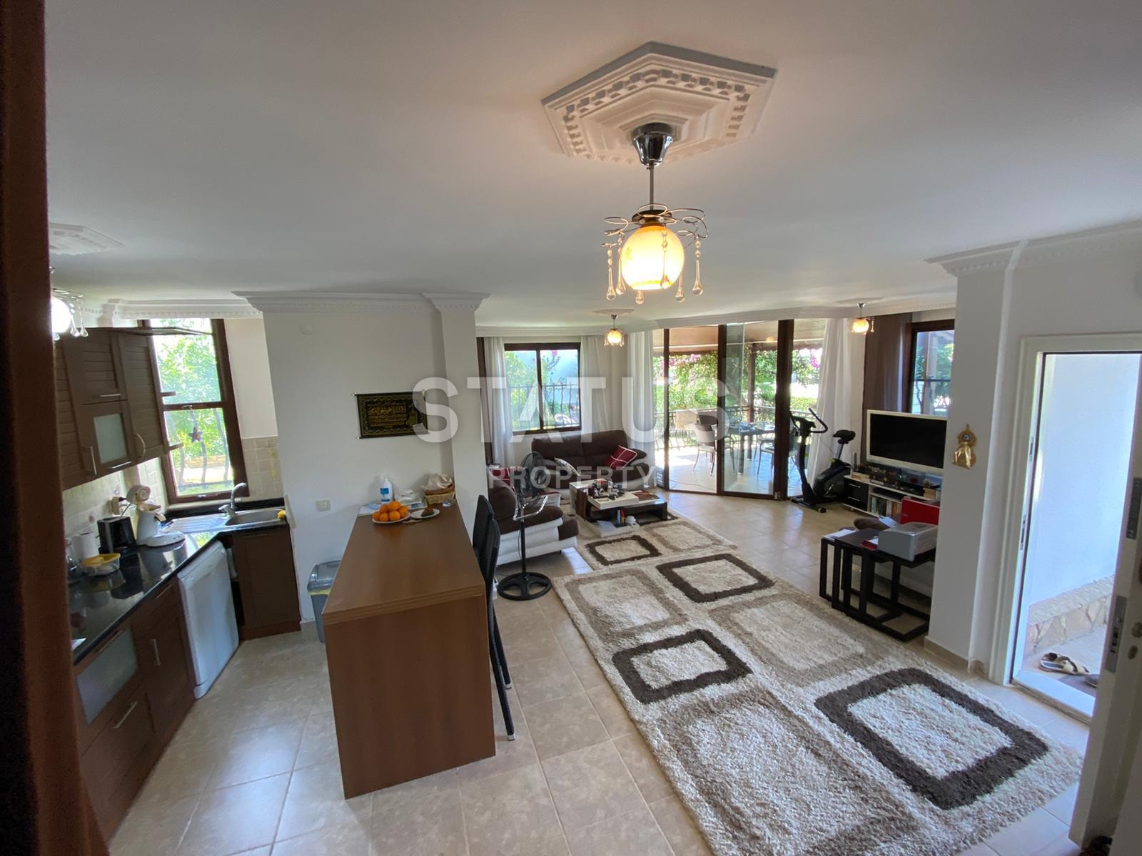 Вилла 3+1 с мебелью в районе Тюрклер, 135 м2 фото 10