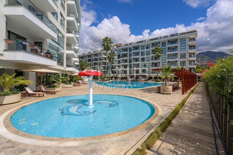 Luxurious duplex in Kestel with an equipped terrace and sea views, 186m2 фото 3