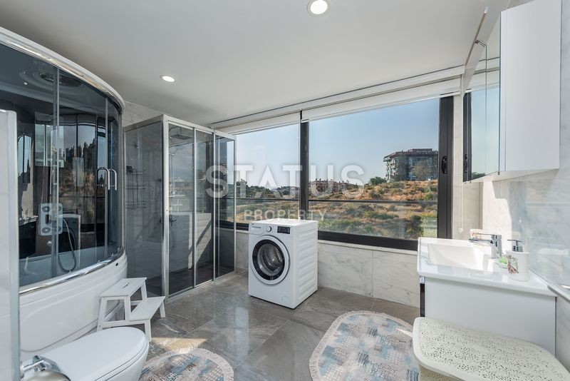 Luxurious duplex in Kestel with an equipped terrace and sea views, 186m2 фото 14