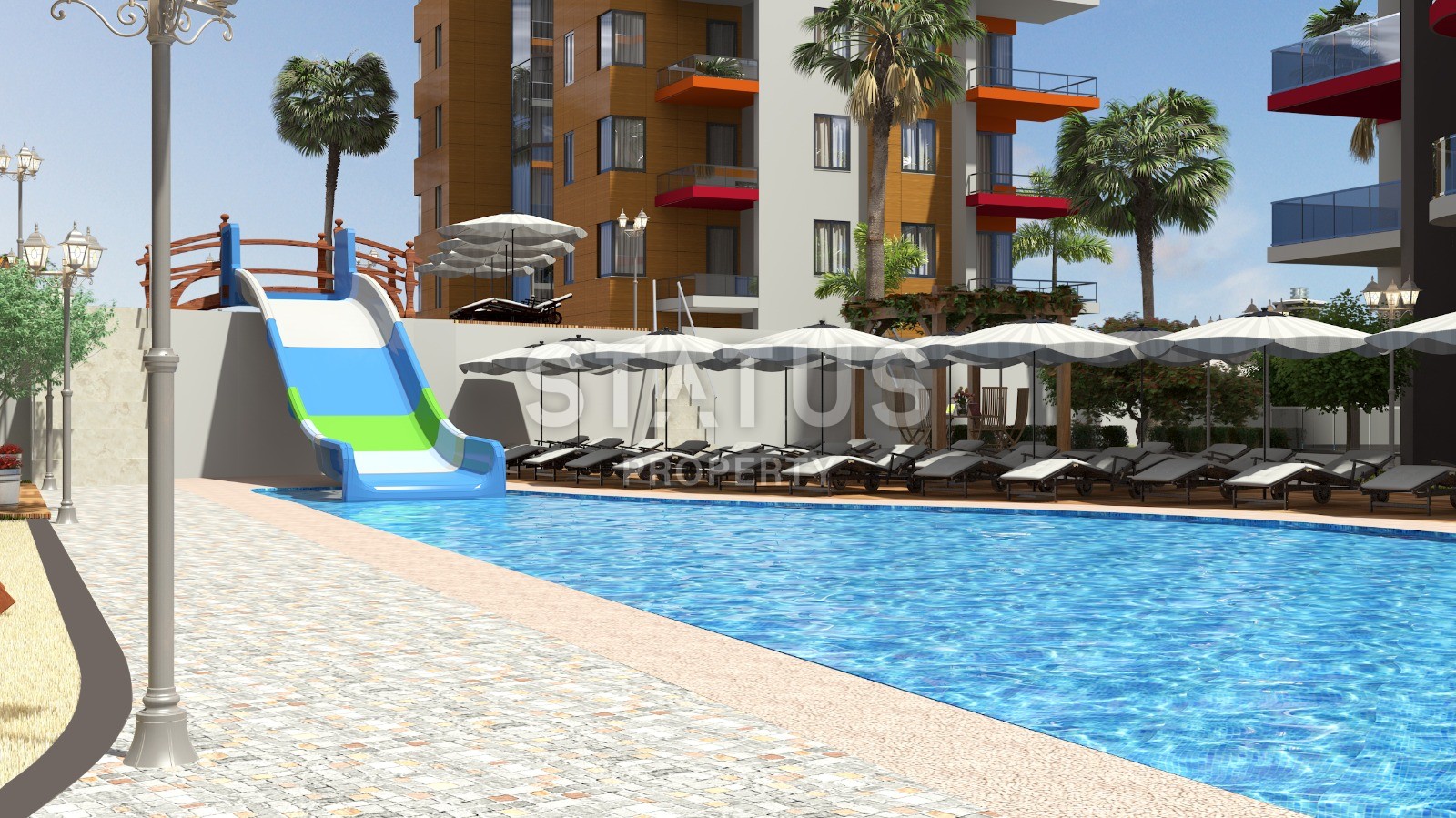 Отличный проект с различными планировками и инфраструктурой в Махмутларе, 52 – 133 м2 фото 14