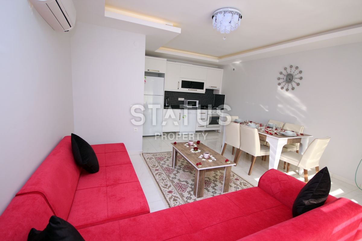 Apartment 1+1 with furniture and appliances, 55 m2 in Mahmutlar. фото 8