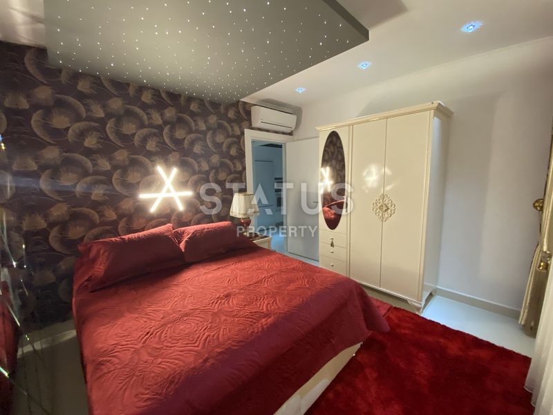 Меблированная квартира планировки 2+1, 105 м2 с видом на море в комплексе класса люкс, район Каргыджак, Аланья фото 6