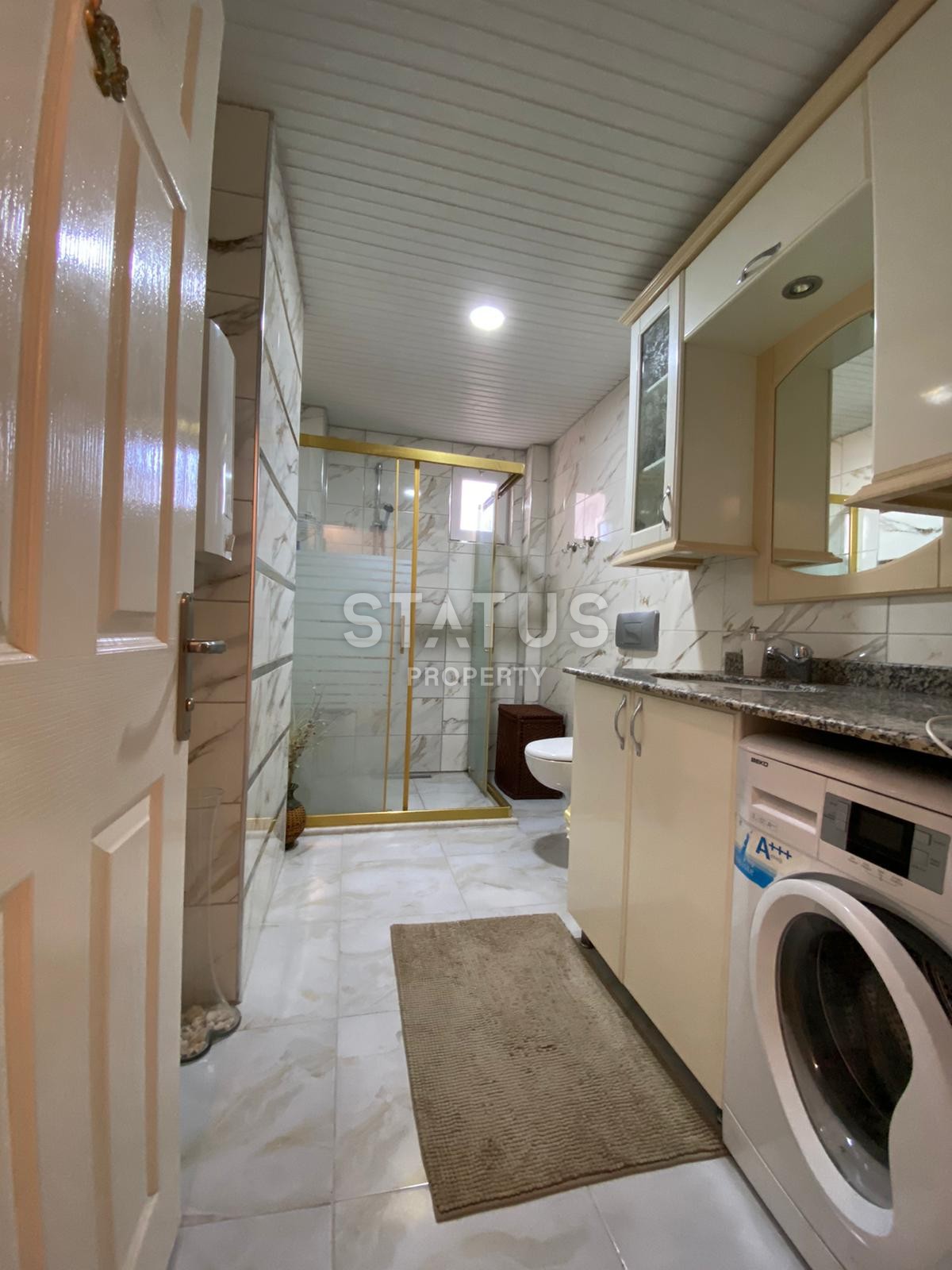 Большая по площади трехкомнатная меблированная квартира в центре Алании, 125m2 фото 12