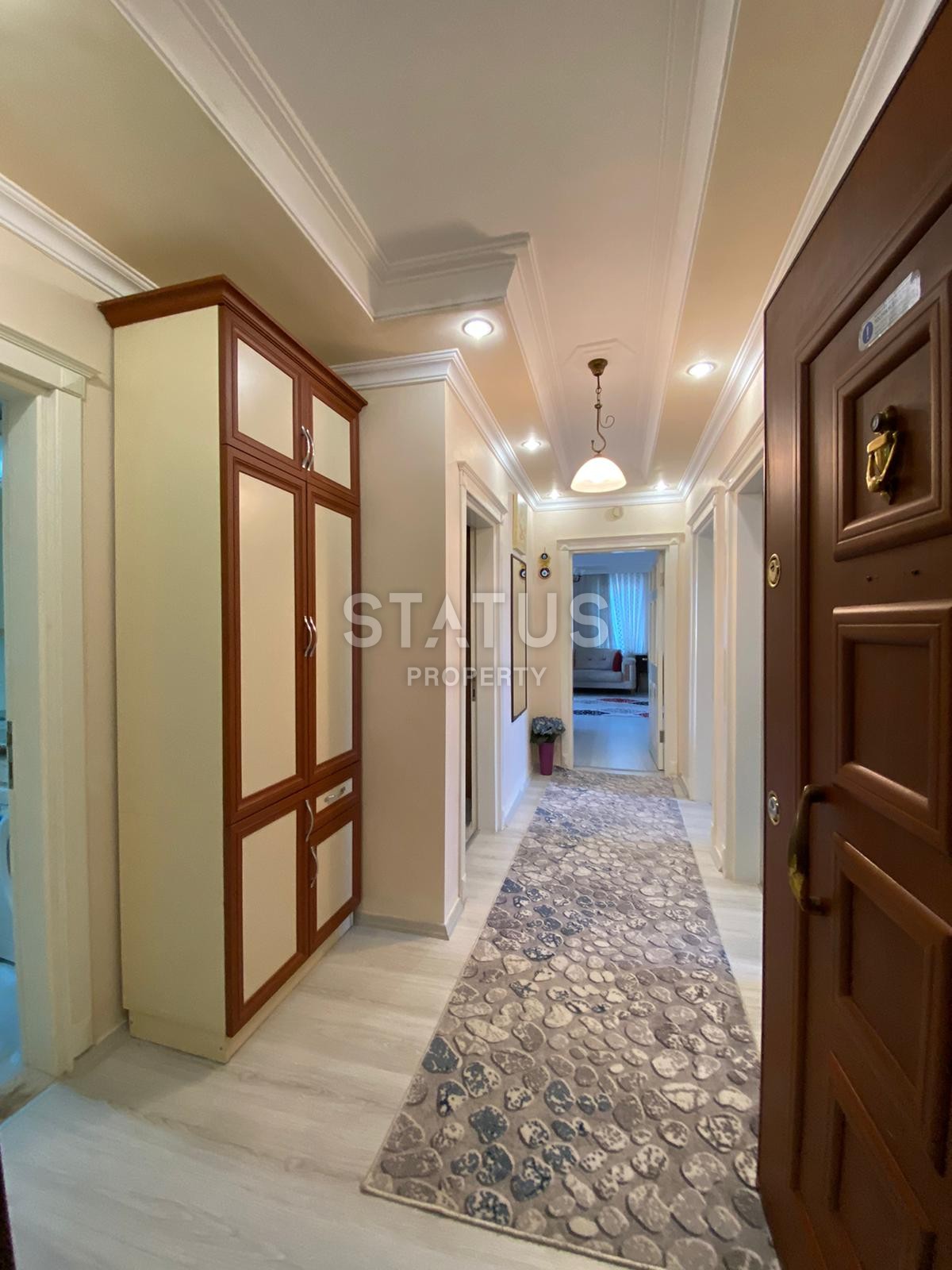 Большая по площади трехкомнатная меблированная квартира в центре Алании, 125m2 фото 13