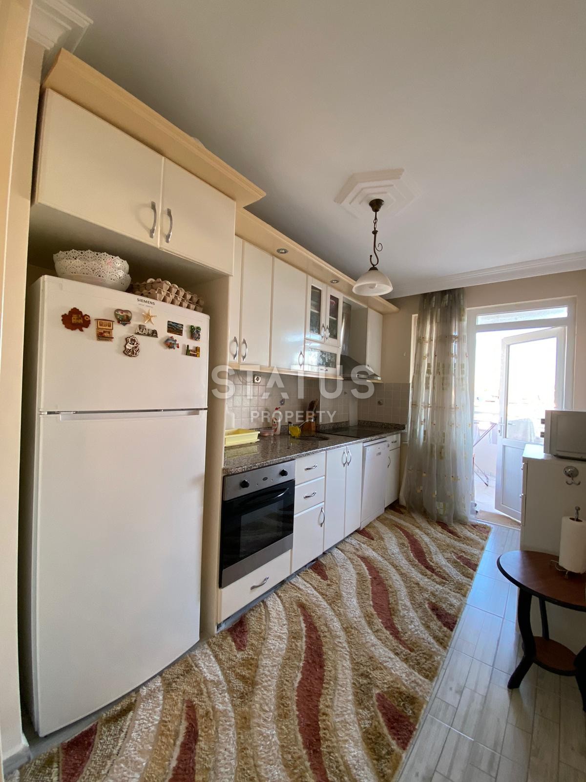 Большая по площади трехкомнатная меблированная квартира в центре Алании, 125m2 фото 14