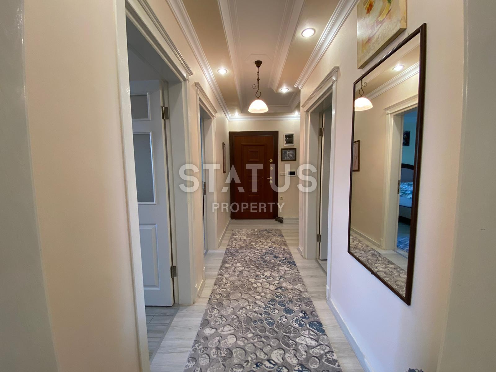 Большая по площади трехкомнатная меблированная квартира в центре Алании, 125m2 фото 17