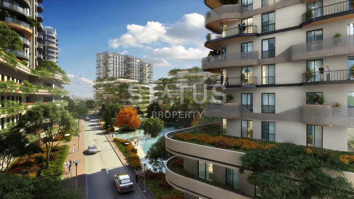 Инвестиционный проект в престижном районе Бахчелиэвлер. Апартаменты 77 – 284 м2. Стамбул. фото 17