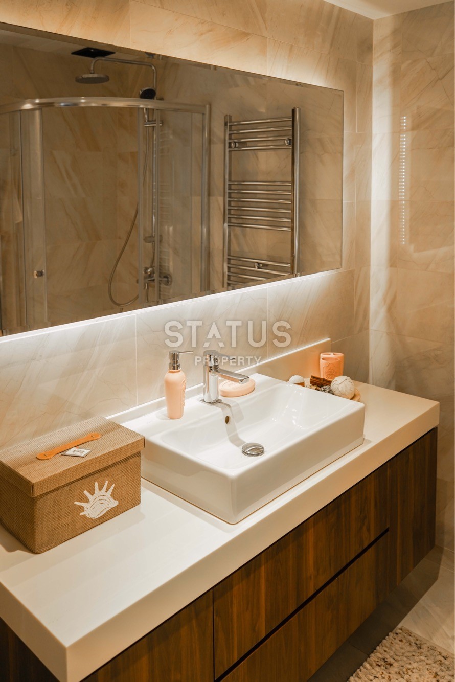 Апартаменты с хорошим видом в окружении природы и недалеко от побережья в Бейликдюзю. фото 12