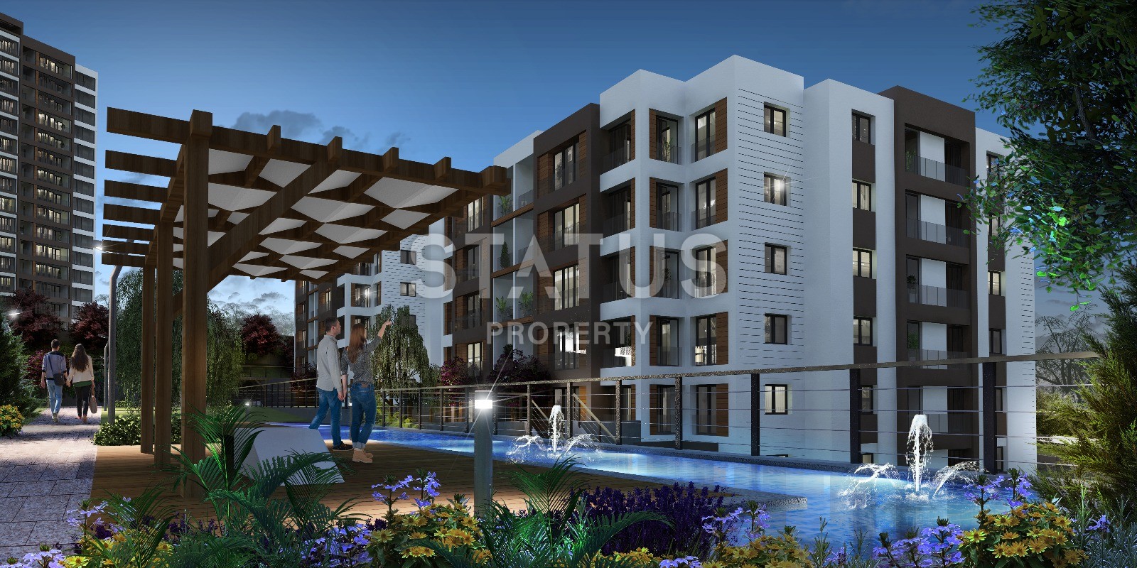 Апартаменты с хорошим видом в окружении природы и недалеко от побережья в Бейликдюзю. фото 20