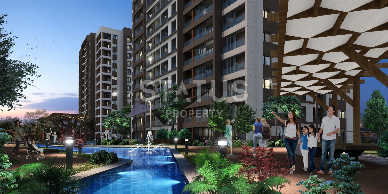 Апартаменты с хорошим видом в окружении природы и недалеко от побережья в Бейликдюзю. фото 28