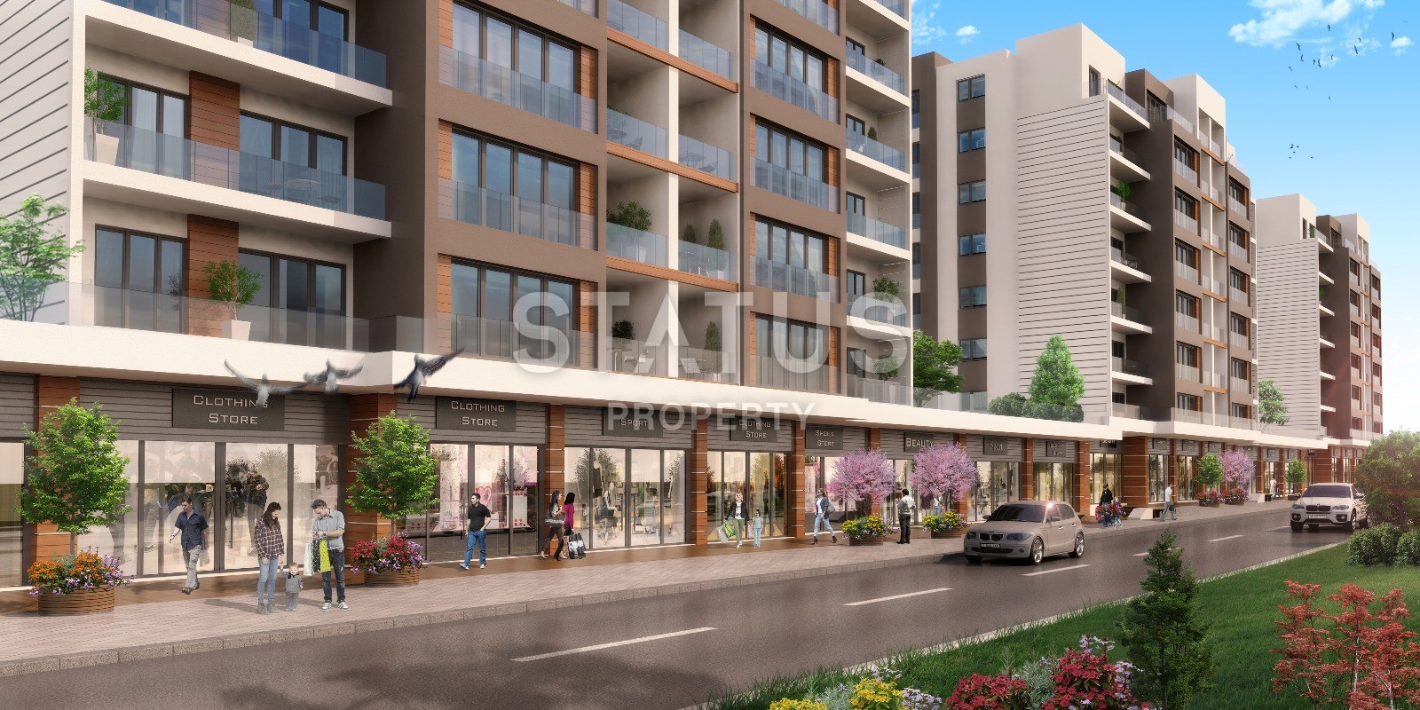 Апартаменты с хорошим видом в окружении природы и недалеко от побережья в Бейликдюзю. фото 30