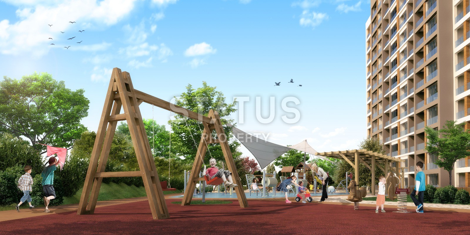 Апартаменты с хорошим видом в окружении природы и недалеко от побережья в Бейликдюзю. фото 32