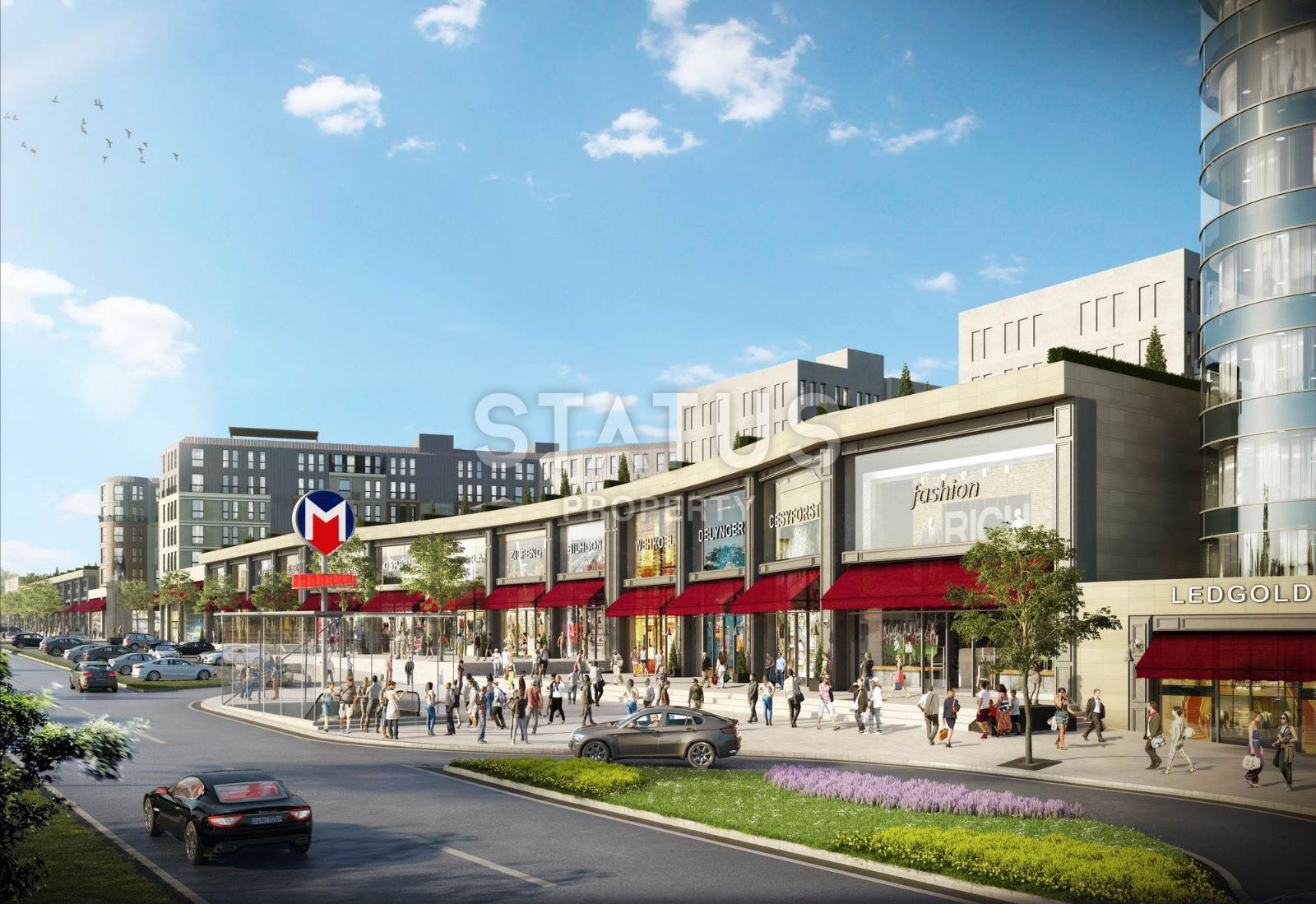 Роскошные апартаменты разных планировок от 66 до 225 м2 с отличной локацией в Эсенюрте, Стамбул. фото 19