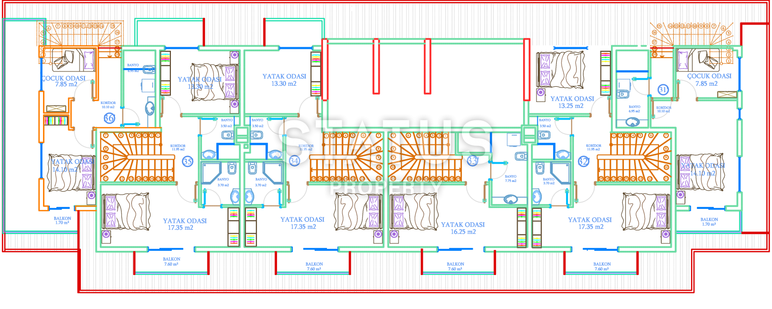 Новый проект в Авсалларе, 49 – 102 м2 фото 21