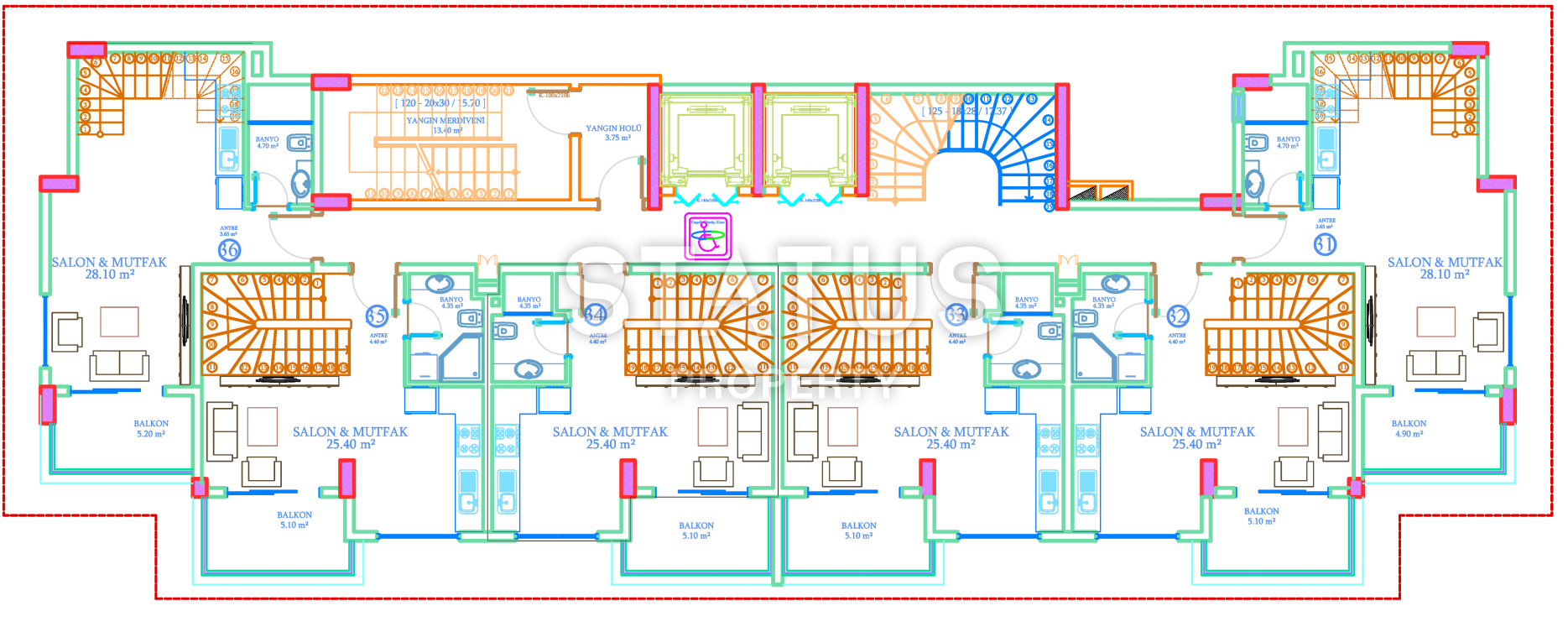 Новый проект в Авсалларе, 49 – 102 м2 фото 22
