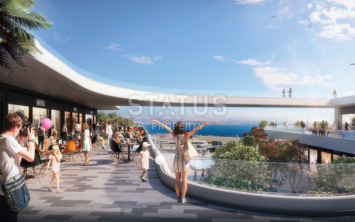 Многокомнатные апартаменты в комплексе Премиум класса на побережье Мраморного моря. Буюкчекмедже, Стамбул. фото 6