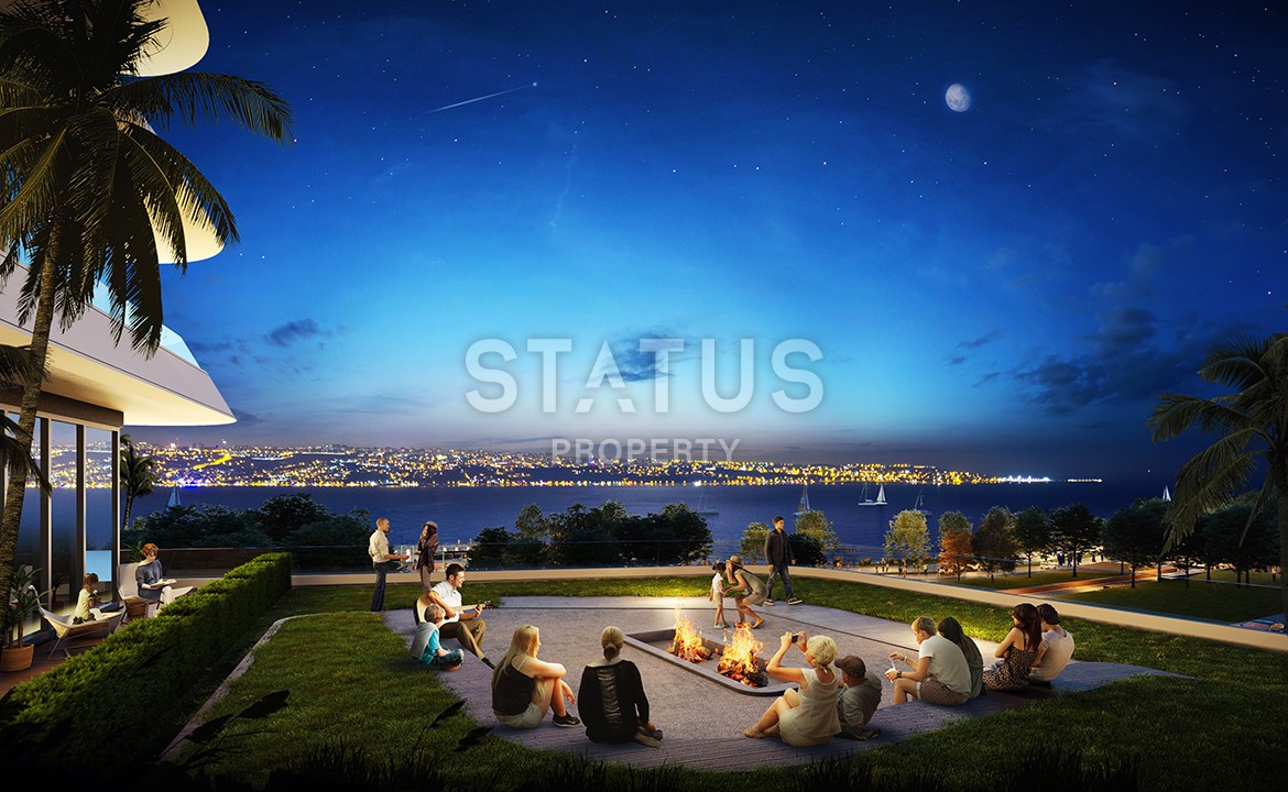 Многокомнатные апартаменты в комплексе Премиум класса на побережье Мраморного моря. Буюкчекмедже, Стамбул. фото 10