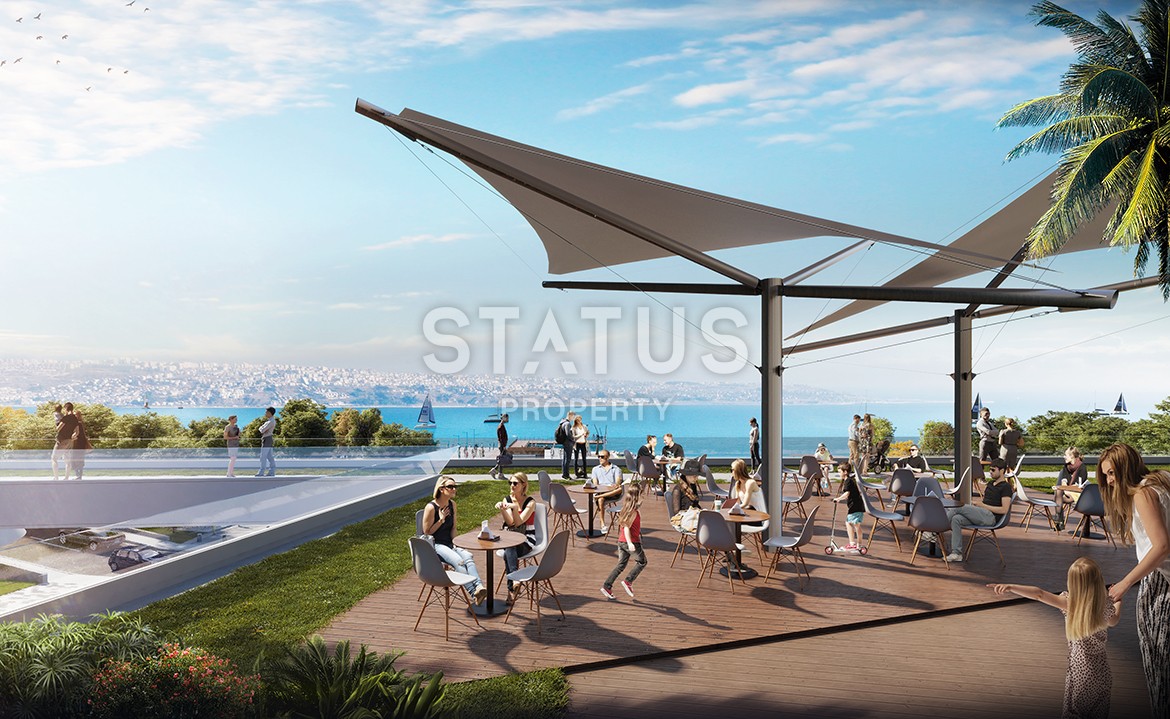 Многокомнатные апартаменты в комплексе Премиум класса на побережье Мраморного моря. Буюкчекмедже, Стамбул. фото 16