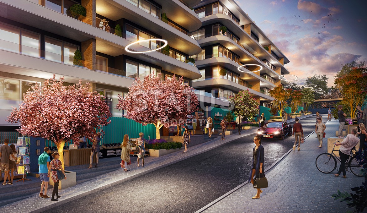 Многокомнатные апартаменты в комплексе Премиум класса на побережье Мраморного моря. Буюкчекмедже, Стамбул. фото 18