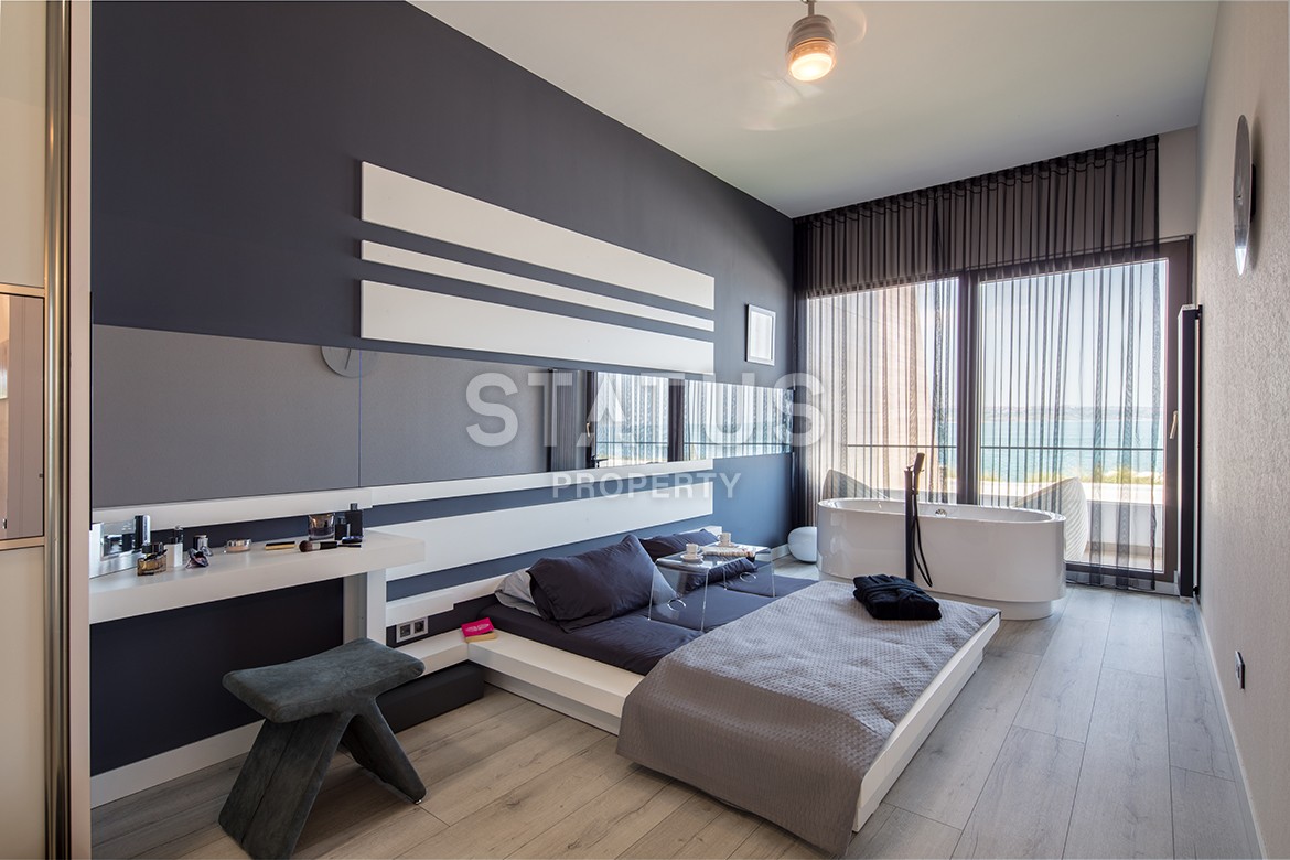 Многокомнатные апартаменты в комплексе Премиум класса на побережье Мраморного моря. Буюкчекмедже, Стамбул. фото 32