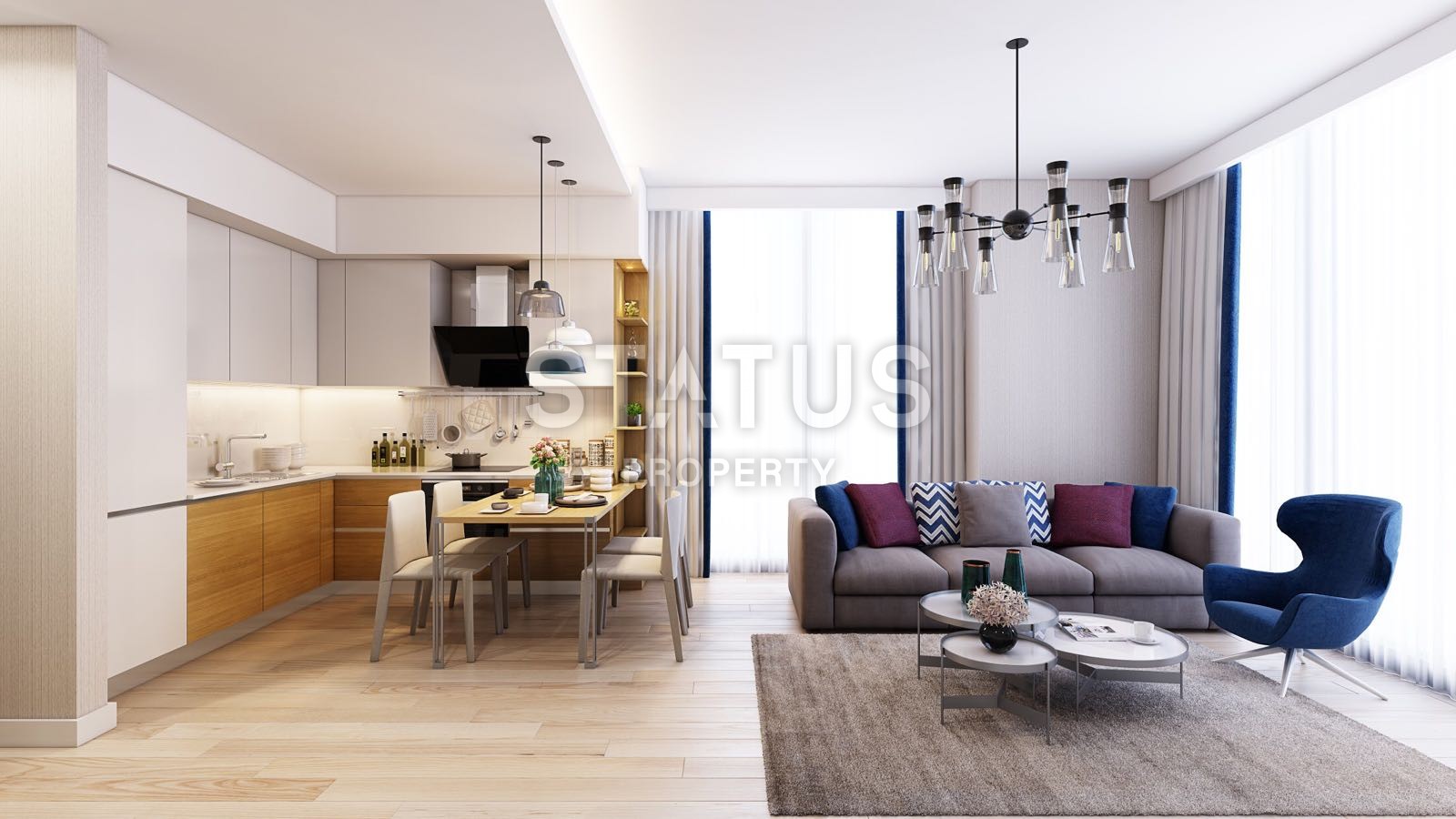 Apartments 1+1 and 2+1 in a new investment project with a good location in the Basin Express area. фото 4