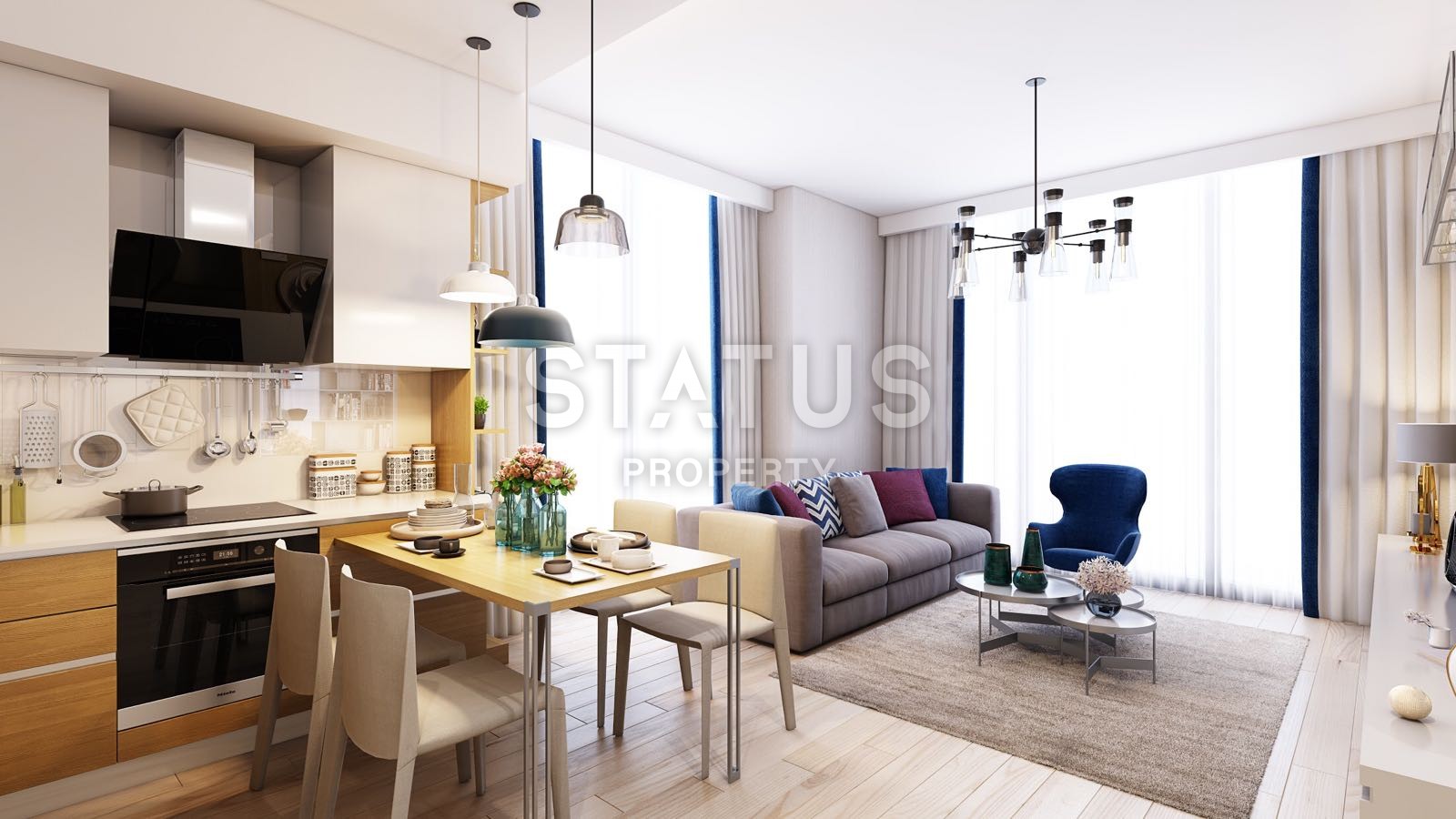 Apartments 1+1 and 2+1 in a new investment project with a good location in the Basin Express area. фото 5